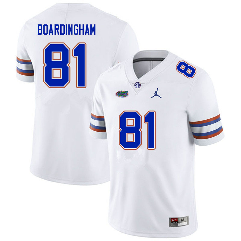 Men #81 Arlis Boardingham Florida Gators College Football Jerseys Sale-White